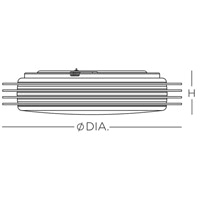 White LED Flush Mount Light T689241