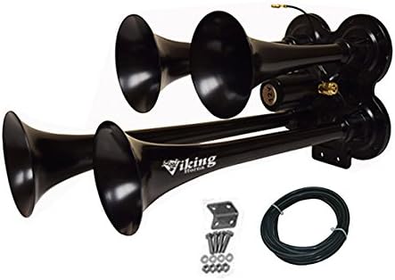 Loud 149 Decibels 4 Trumpet Air Horn Kit F6012