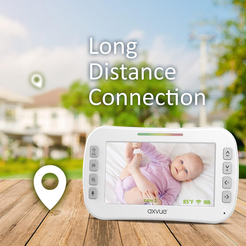 5 High Resolution Screen Video Baby Monitor with 2 HR Cam W766523
