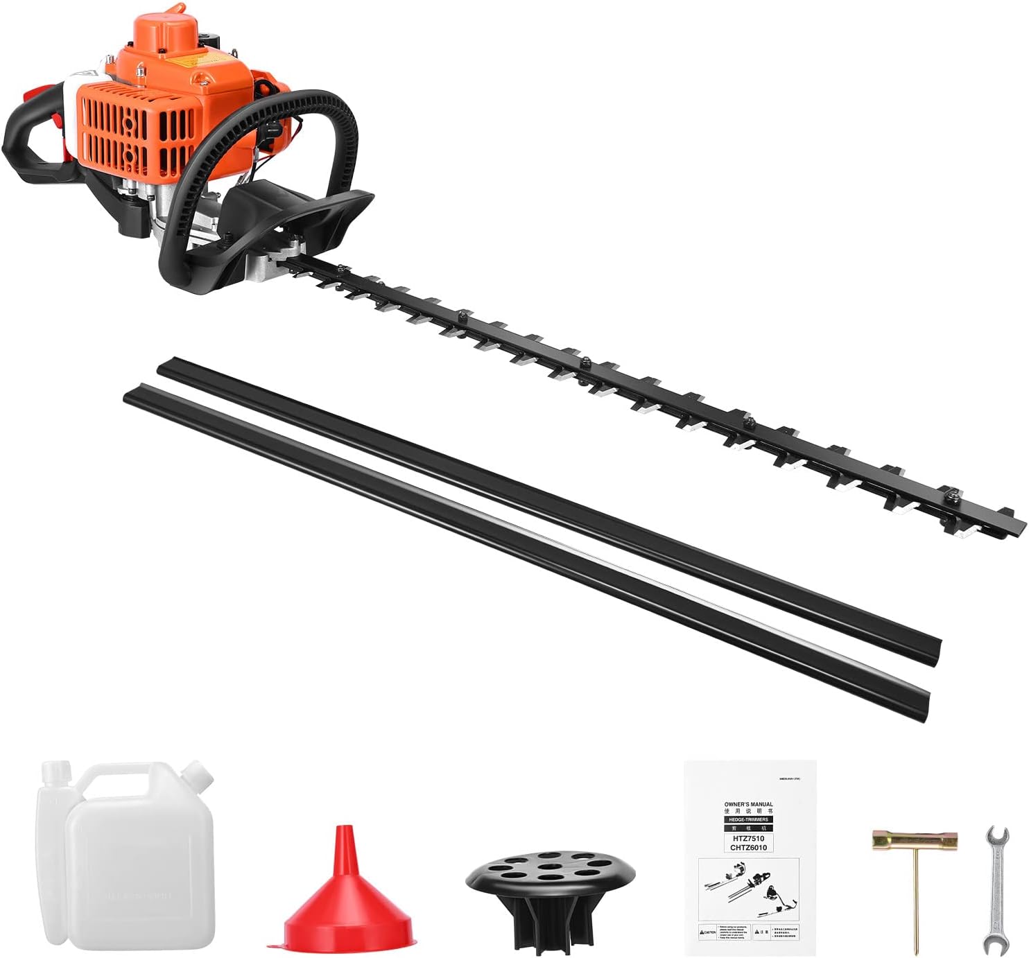23.6cc Gas Hedge Trimmer 24" 2 Cycle Recoil Gasoline Trim Blade K330