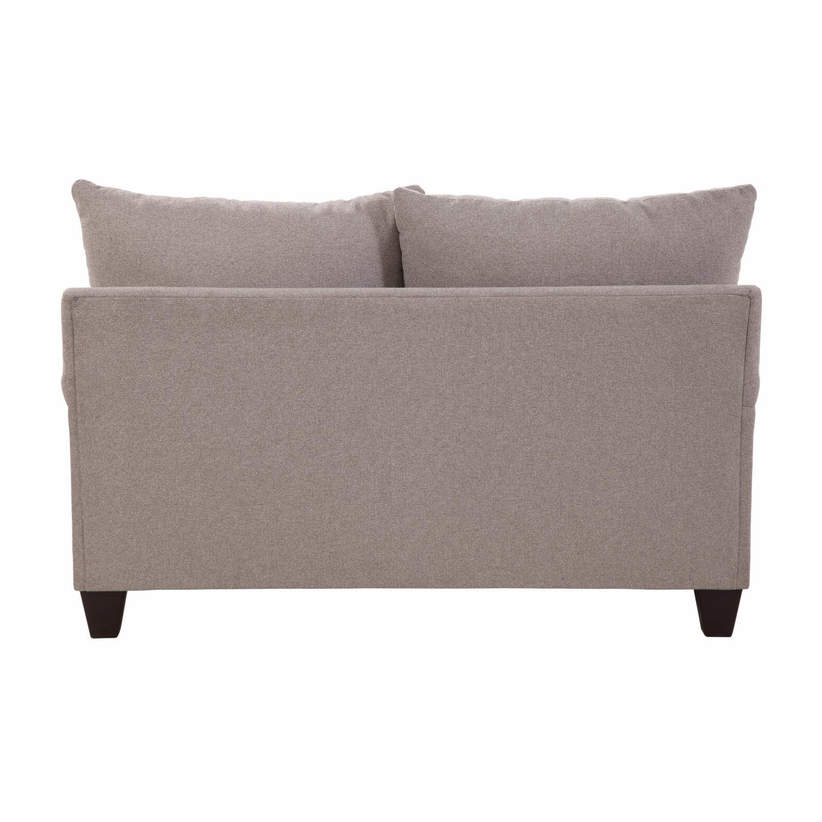 Woven Chenille Rolled Arm Loveseat with 4 Accent Pillows W273031