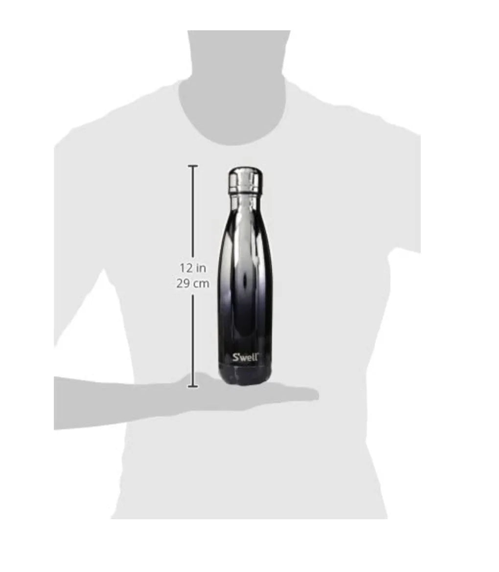 White Gold Ombré Stainless Steel Vacuum-Insulated Water Bottle E562988
