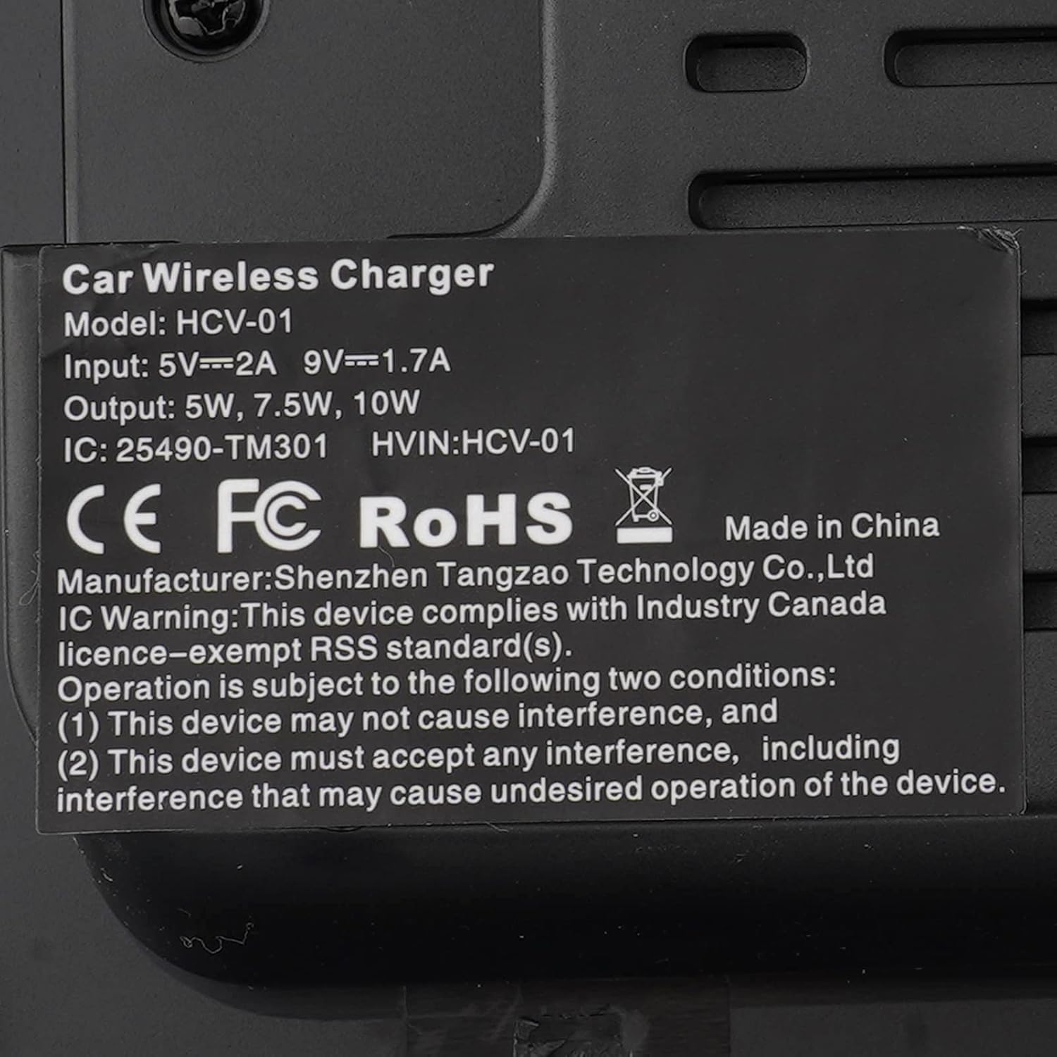 Wireless Charger Center Console Holder Storage Box with Wireless Charging Pad Mat for CR-V Interior Accessories Pack of 2 G7371