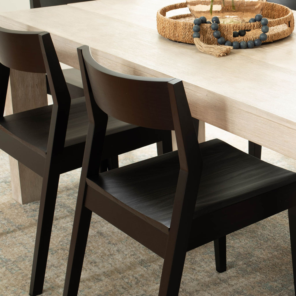 Black Solid Wood Dining Chair E20168