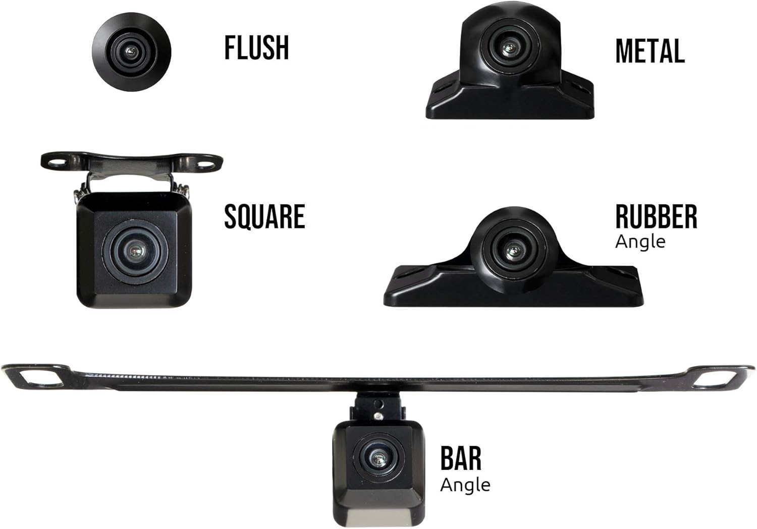 5-in-1 Universal Rearview Backup Camera V7512