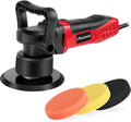 6-inch Dual Action Random Orbital Car Buffer Polisher with Variable Speed, 3 Foam Pads R5126