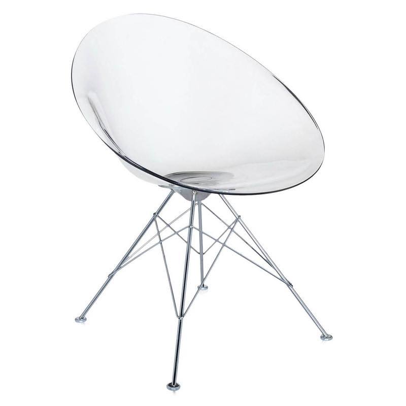 Glossy White Swivel Armchair L6656
