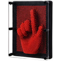 Red 3D Pin Art Board Toy A847