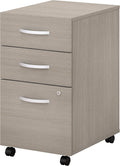 3 Drawer Mobile File Cabinet Sand Oak T9307