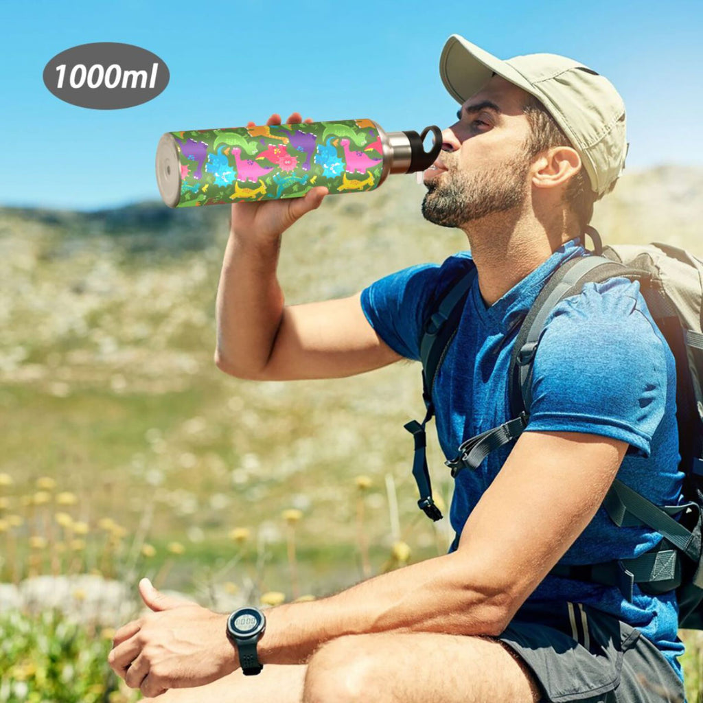 Stainless Steel Water Bottle with Straw Lid Vacuum Insulated 20 OZ D608