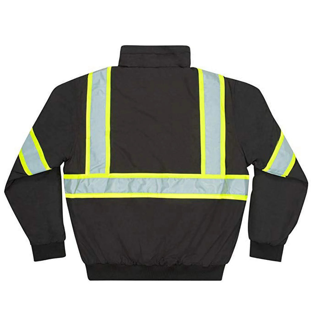 High Visibility Fleece Lined Bomber Jacket Y57382