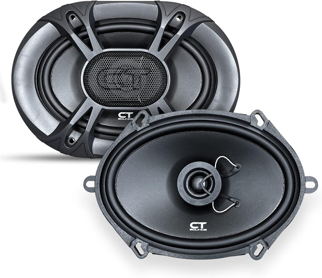 5x7 Inch Coaxial Car Speakers, 160 Watts Max, Pair M26768