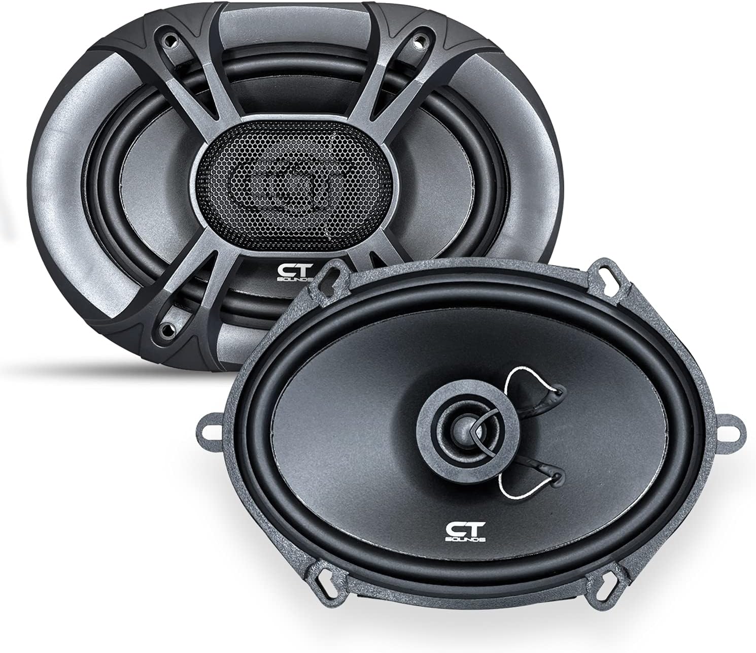 5x7 Inch Coaxial Car Speakers, 160 Watts Max, Pair M26768