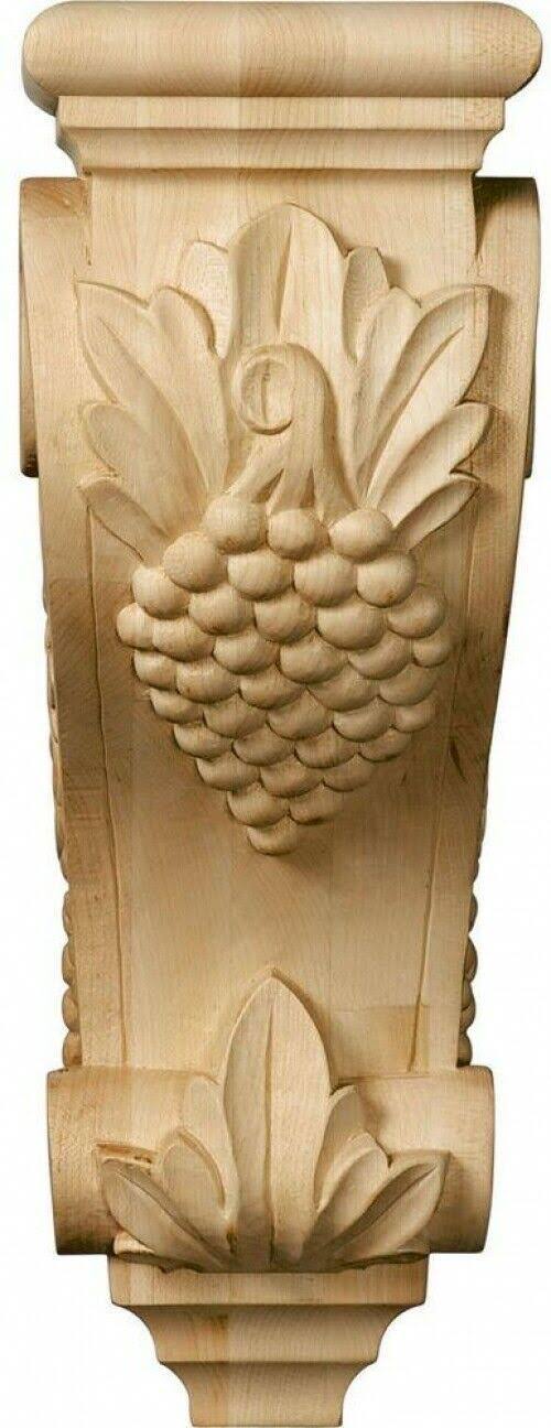 Walnut Large Grape Corbel A98128