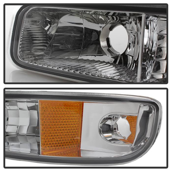 Crystal Headlights and Bumper Lights for GMC Sierra 99-06 / Yukon 00-06 A792