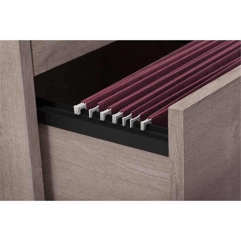 3 Piece Office Set in Washed Gray B788249