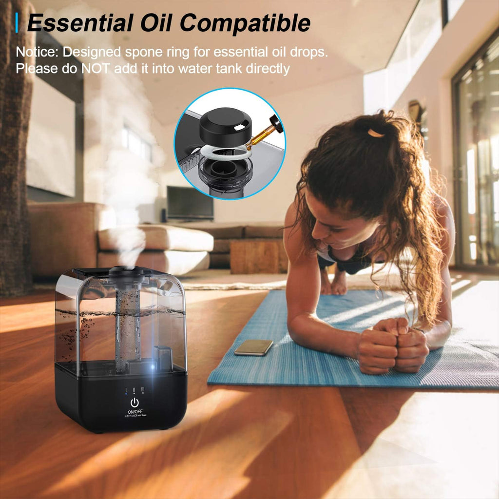 4.5L Top Fill Ultrasonic Cool Mist Humidifier, Pack of 2 H910