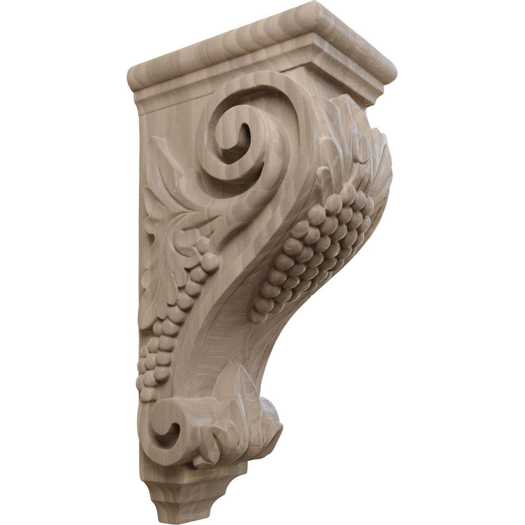 Walnut Large Grape Corbel A98128