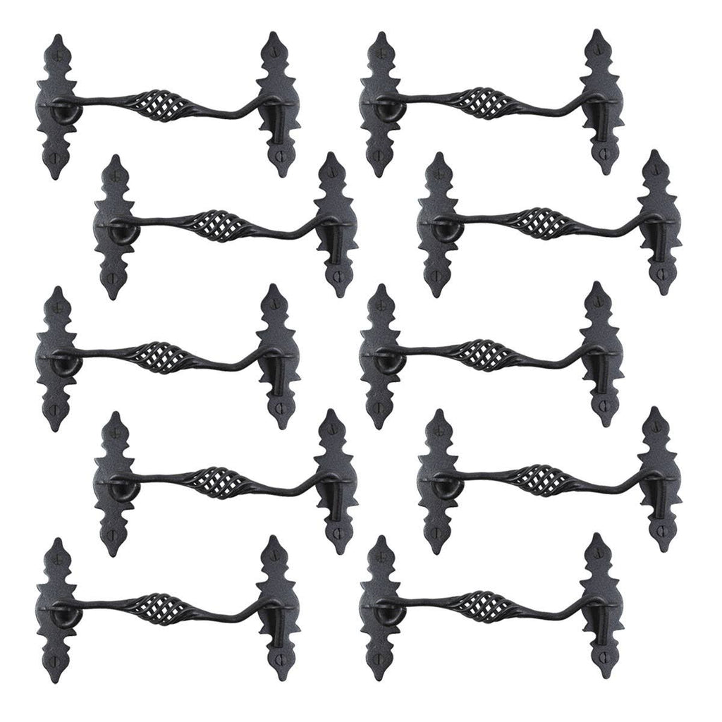 Black Wrought Iron Birdcage Cabin Hook D327917