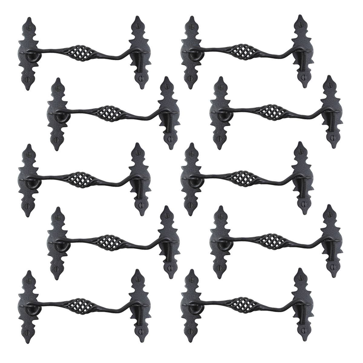 Black Wrought Iron Birdcage Cabin Hook D327917