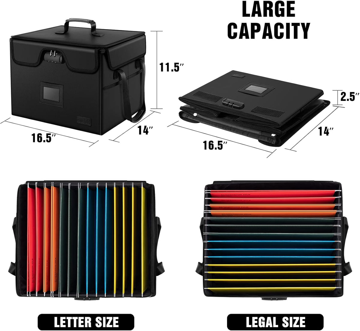 Fireproof Document Box with Lock D899977