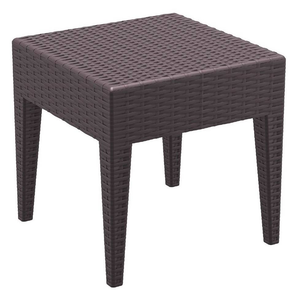 3 Piece Brown Wickerlook Casual Seating Set B4303