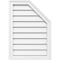 Half Octagon Top Right Surface Mount PVC Gable Vent S9462