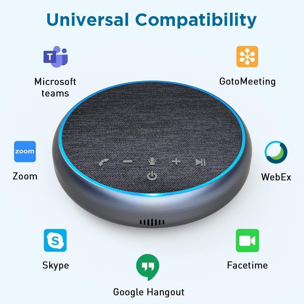 Bluetooth Conference Speaker with 3 AI Microphone H556658