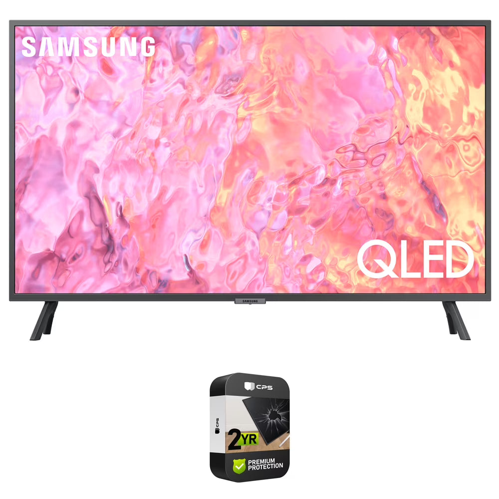 55 Inch QLED 4K Smart TV Bundle with 2 YR CPS Enhanced Protection Pack F254466