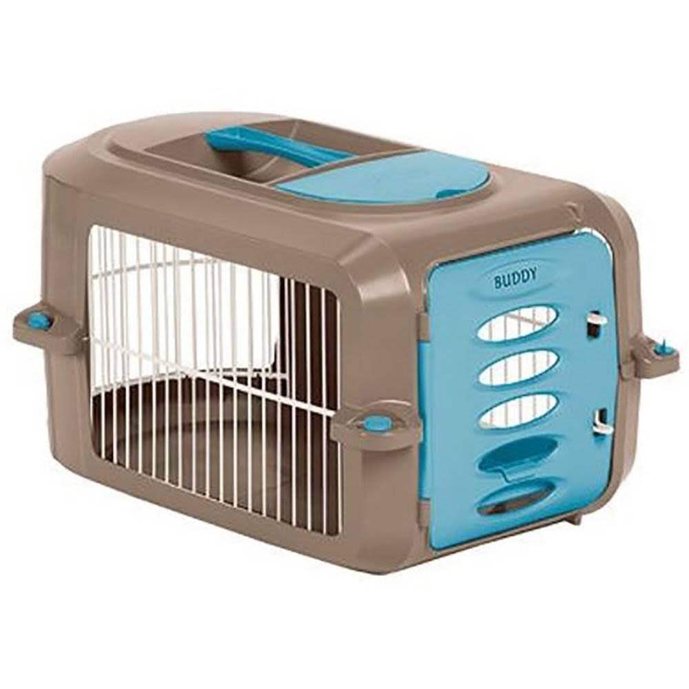 Small Pet Travel Carrier with Food Trays (2 Pack) U4028