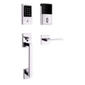 Polished Chrome Touchscreen Electronic Keyless Entry Handleset U422961