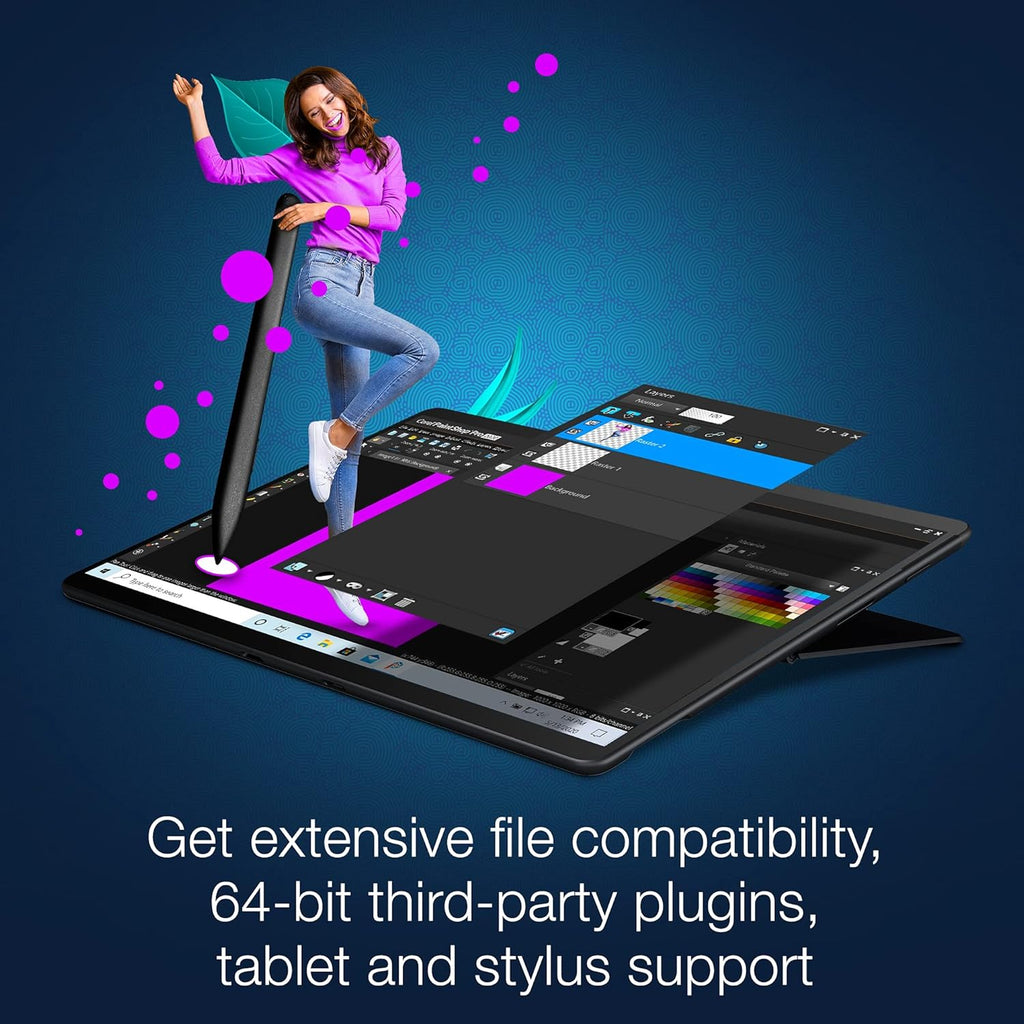 Photo Editing & Graphic Design Software with Creative Bundle O54660