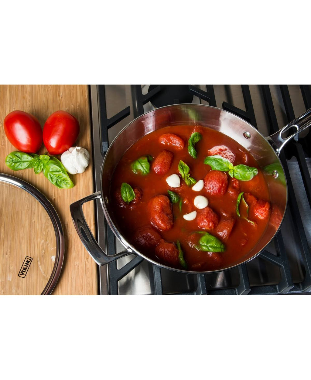 3.6 Quart Stainless Steel Saute Pan with Lid J23965
