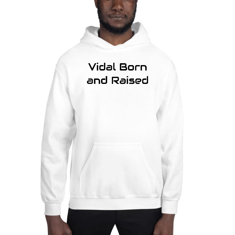 Born And Raised Hoodie Pullover Sweatshirt O88463