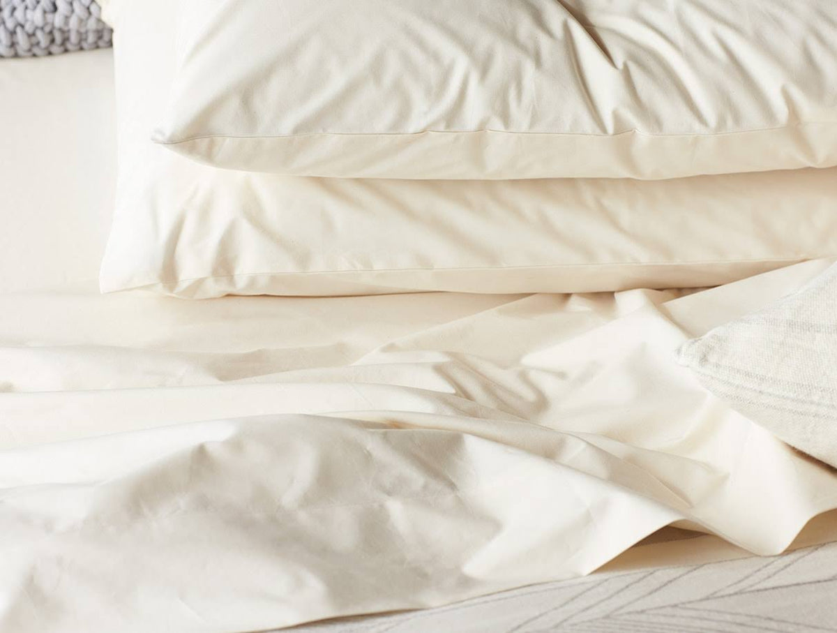 300 Thread Count Organic Percale Fitted Sheet, Twin P145