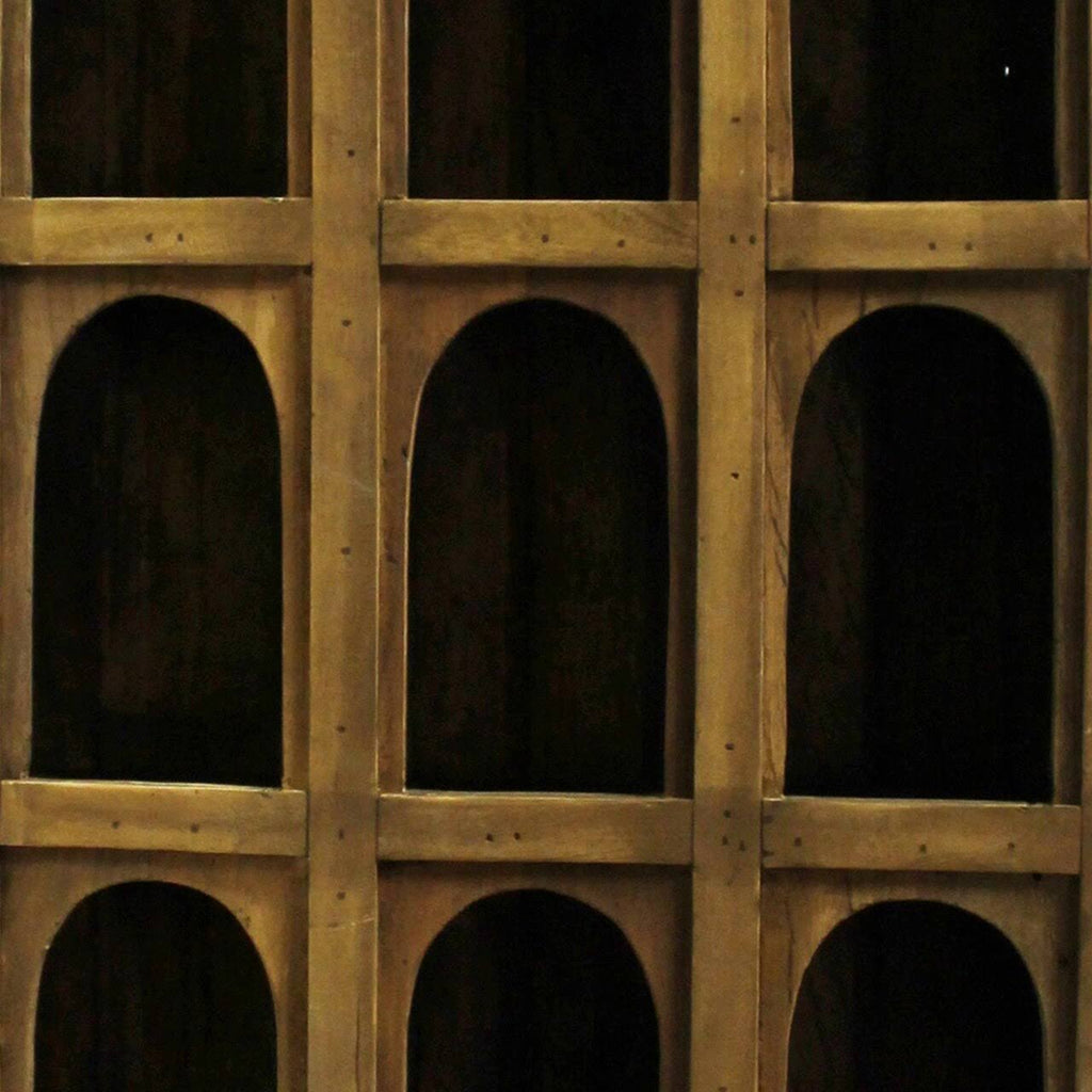 Reclaimed Wood 9 Arched Opening Display Case P515629
