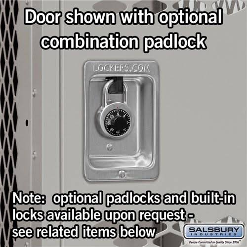 Triple Tier Vented Metal Locker N1660