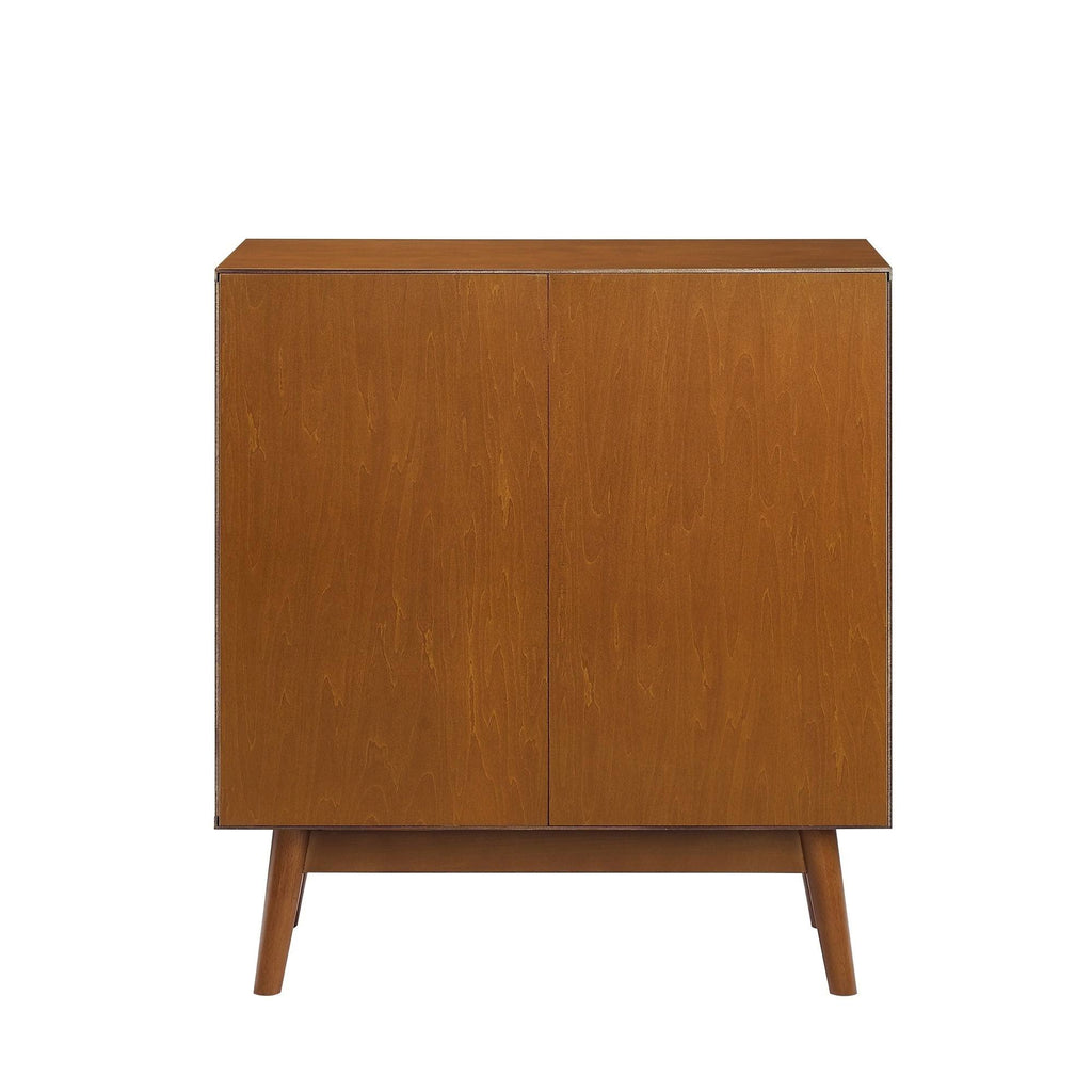 White Mid-Century Accent Cabinet B80545