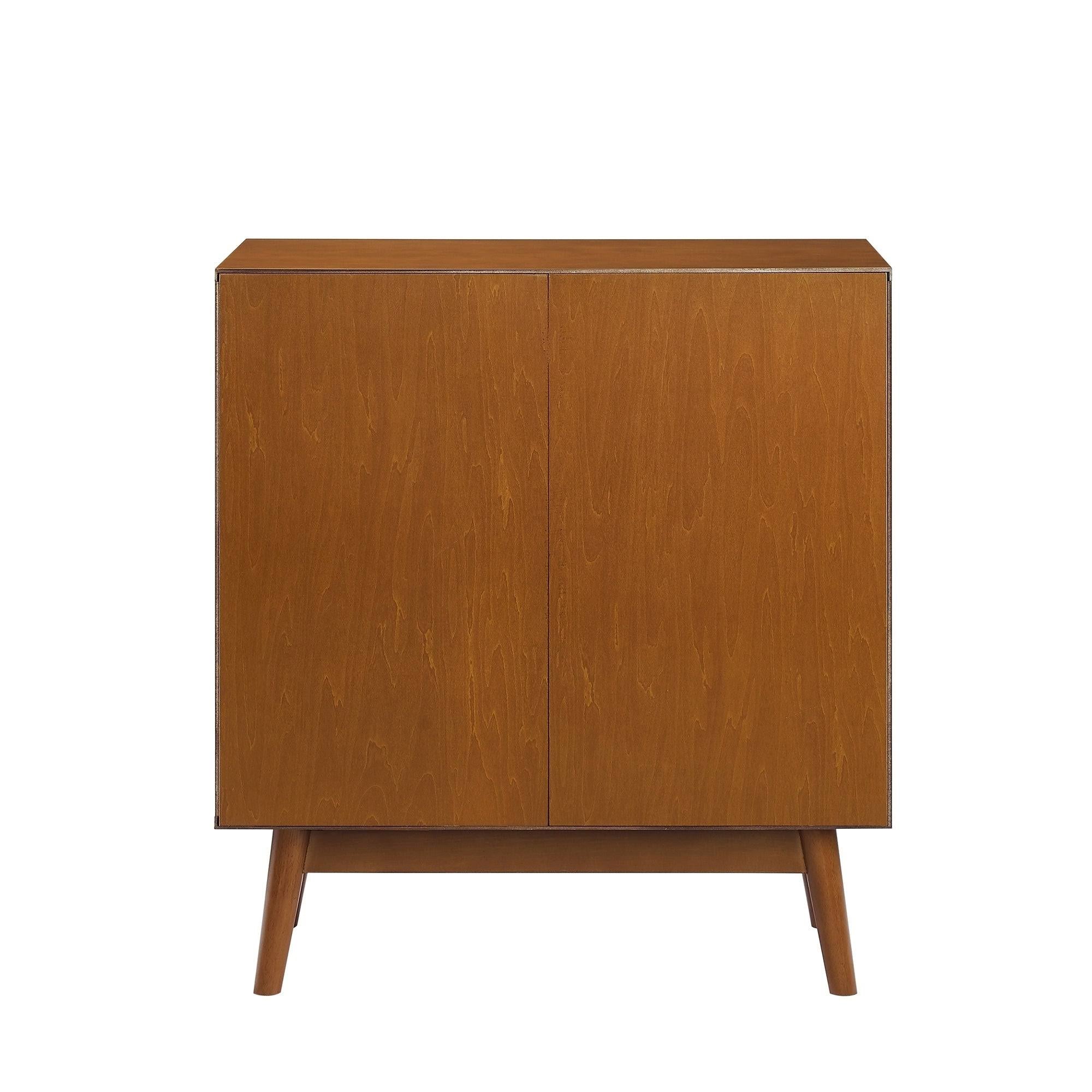 White Mid-Century Accent Cabinet B80545