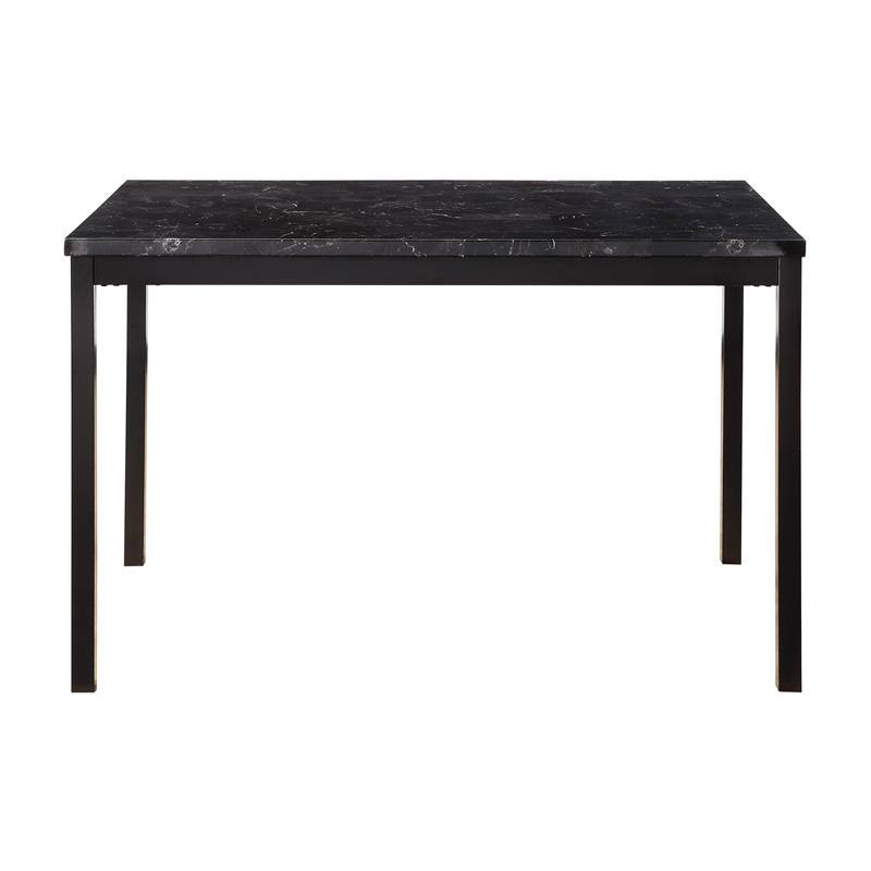 5-Piece Metal Dining Set in Black T442