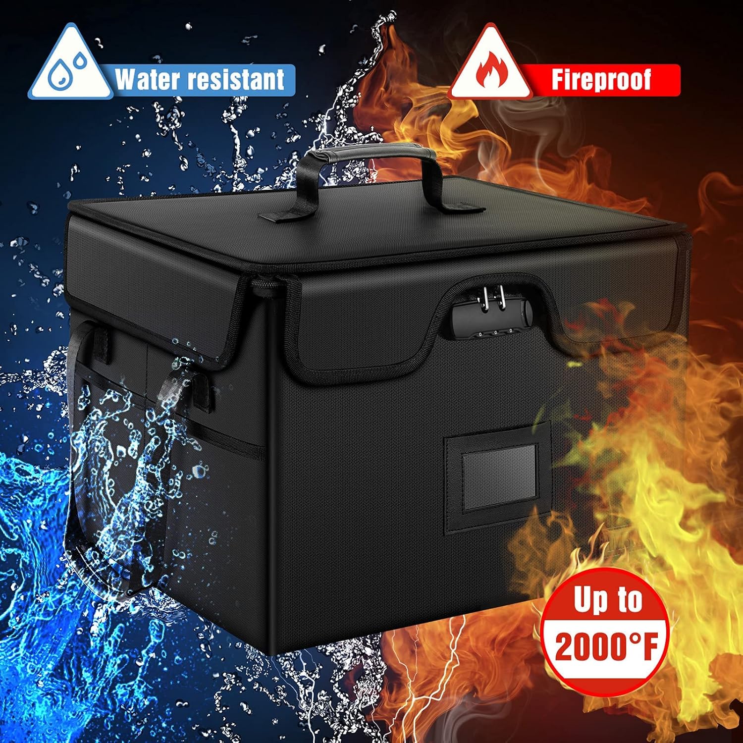 Fireproof Document Box with Lock D899977