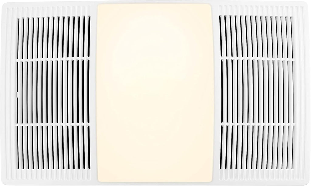 White Dimmable LED Bath Fan Exhaust Cover Grille, 80 CFM H540