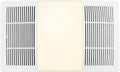 White Dimmable LED Bath Fan Exhaust Cover Grille, 80 CFM H540
