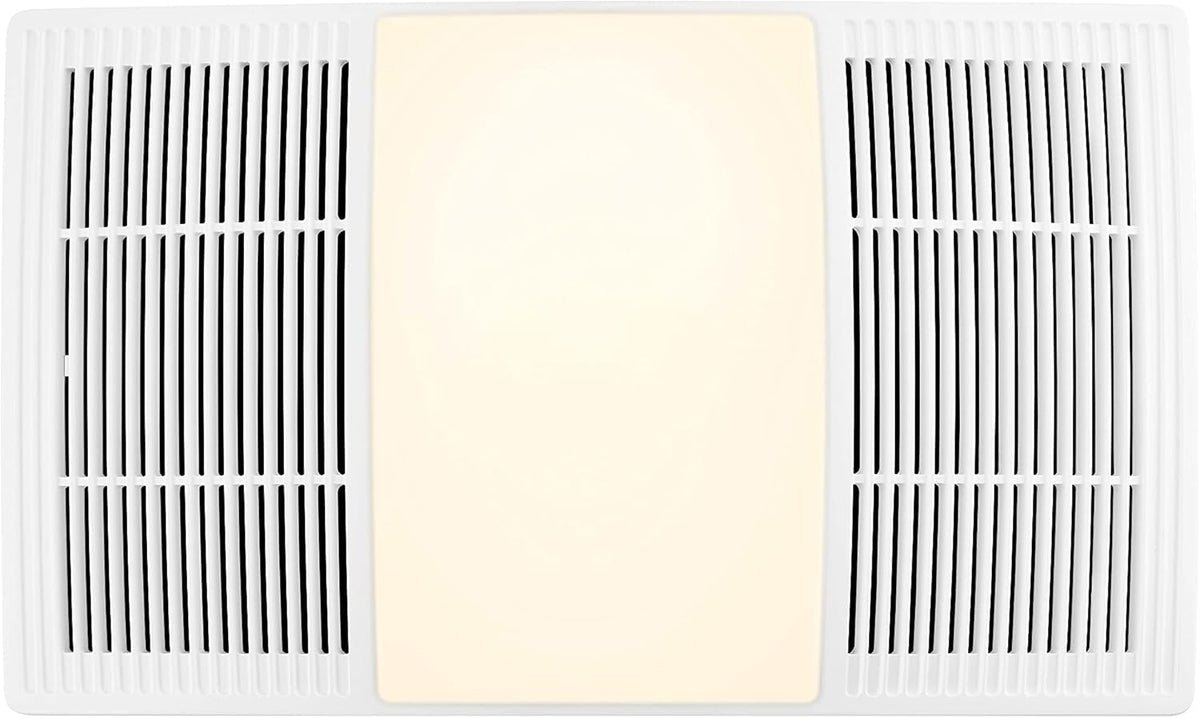 White Dimmable LED Bath Fan Exhaust Cover Grille, 80 CFM H540