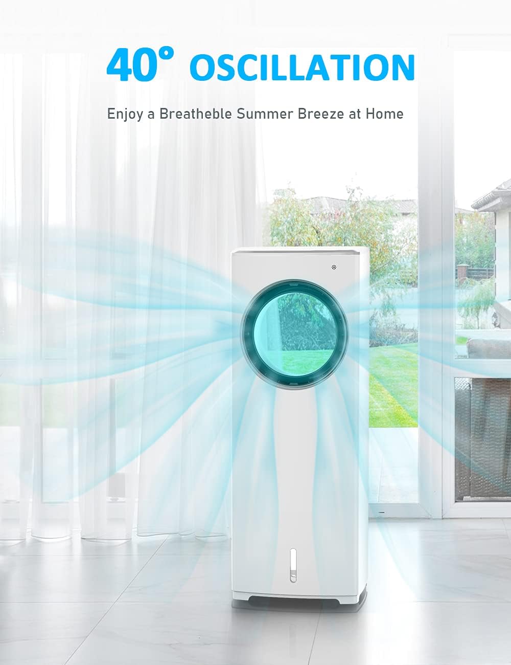 2-in-1 Evaporative Air Cooler with Remote W4571