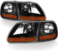 Black Housing Headlights with Corner Lights Assembly F637
