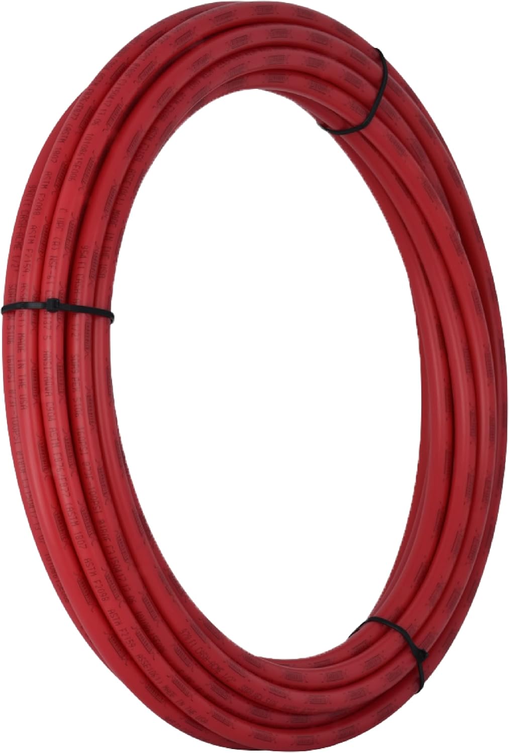 Red 3/4 Inch Flexible PEX Pipe Tubing, 100 Feet Coil, Pack of 2 O9492