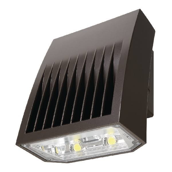 81W LED Wallpack, 5000K, Carbon Bronze D395420