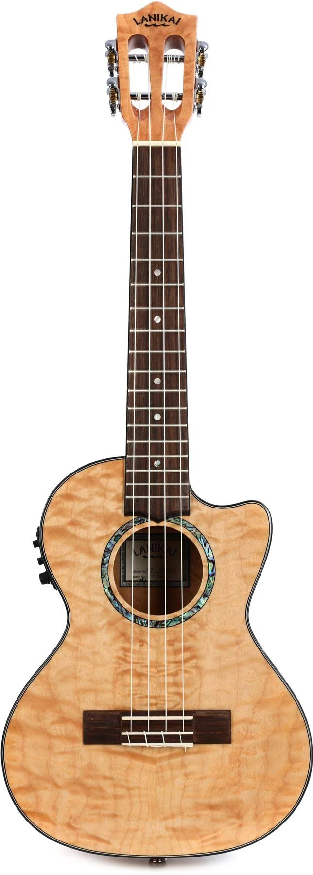 Quilted Maple Acoustic-Electric Tenor Ukulele R437934