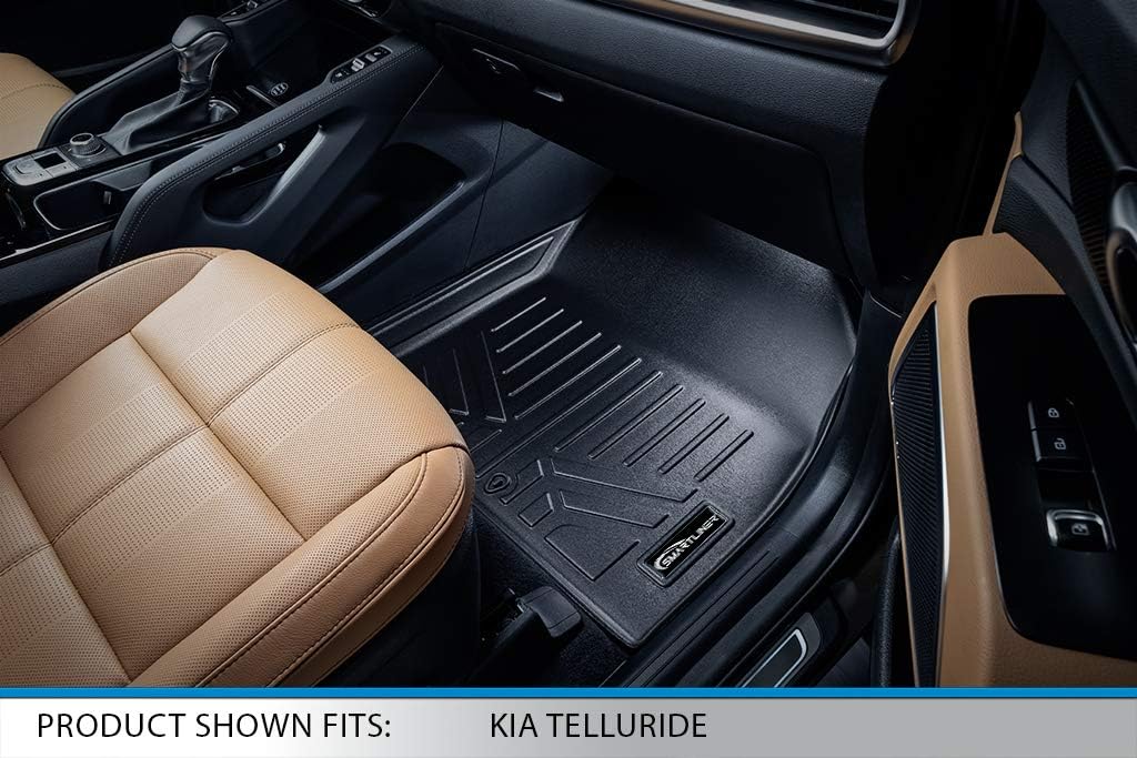 Black 3 Row Floor Mat Liner Set L897